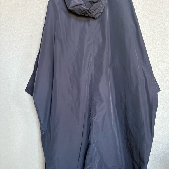 NWT Zara The Amanda Oversized Charcoal Gray Hooded Raincoat Jacket M/L - Picture 6 of 14
